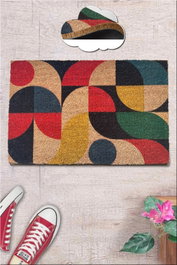 Conceptum Felpudo Grave de Coco Multicolor 40 x 60 cm